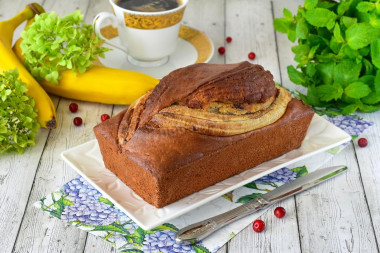 Банановый кекс в аэрогриле