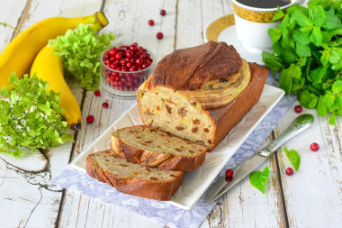 Банановый кекс в аэрогриле