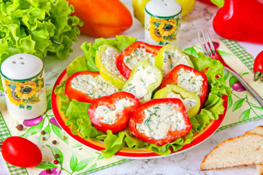 Перец фаршированный холодная закуска