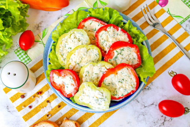 Перец фаршированный холодная закуска
