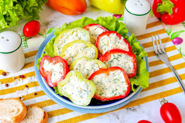 Перец фаршированный холодная закуска