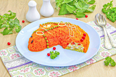 Салат на год Лошади