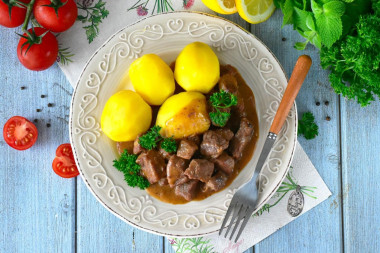 Говядина в пиве