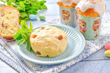 Холодное тесто для куличей