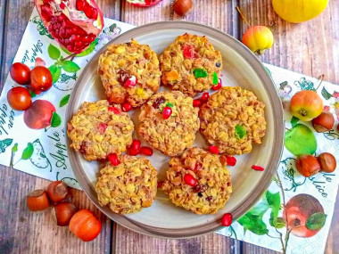 Печенье из овсяных мюсли