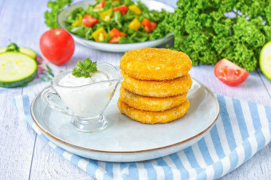 Постные котлеты из картошки