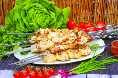 Шашлык из карбоната свинины