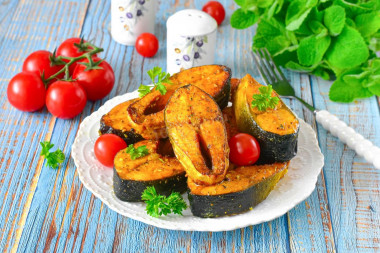 Горбуша в аэрогриле сочная