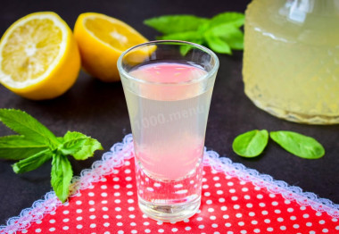 Лимонная водка домашняя