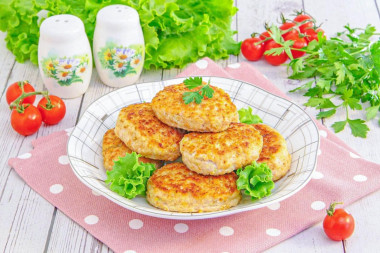 Сочные котлеты из свиного фарша жареные