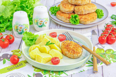 Сочные котлеты из свиного фарша жареные