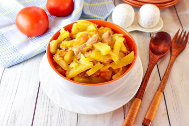 Азу по татарски с картошкой