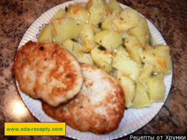 Куриные котлеты с яйцом, луком и молоком