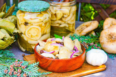Маринованные грузди в банках горячим способом