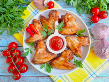 Куриные крылья в аэрогриле
