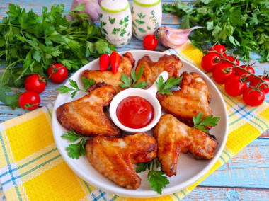 Куриные крылья в аэрогриле