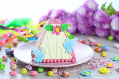 Творожная Пасха со сгущенкой