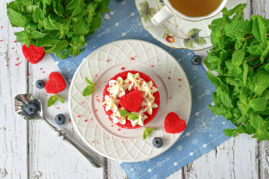 Пирожное Красный бархат