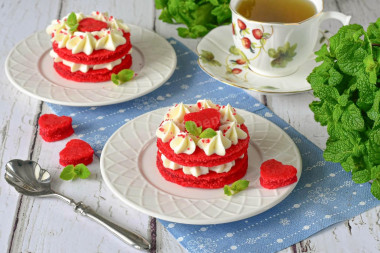 Пирожное Красный бархат