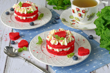 Пирожное Красный бархат