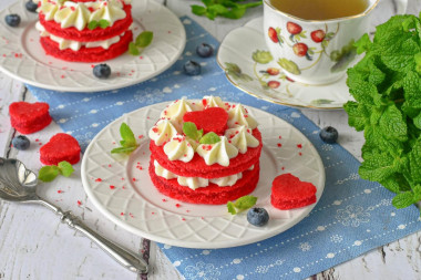 Пирожное Красный бархат