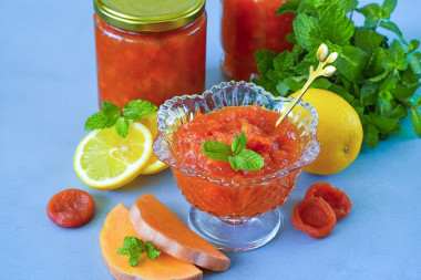 Джем из тыквы с курагой и лимоном на зиму