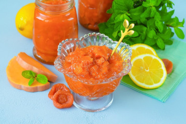 Джем из тыквы с курагой и лимоном на зиму
