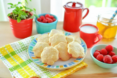 Домашние коржики на сметане