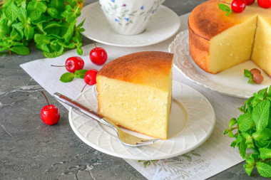 Запеканка молочная творожная