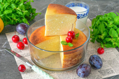 Запеканка молочная творожная