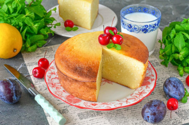 Запеканка молочная творожная