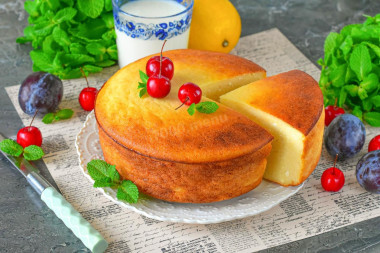 Запеканка молочная творожная