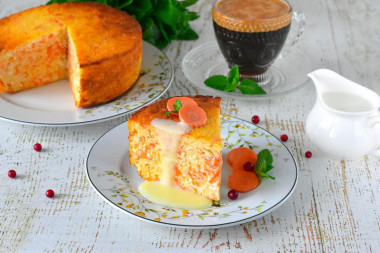 Творожно морковная запеканка в духовке