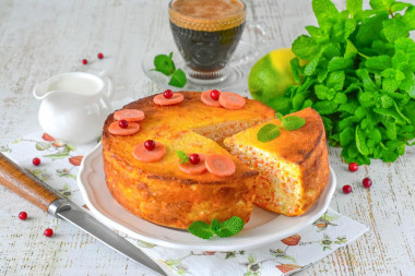 Творожно морковная запеканка в духовке