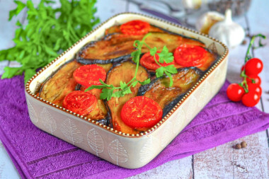 Мусака с картофелем баклажанами и фаршем