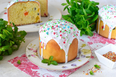 Кулич сахарный
