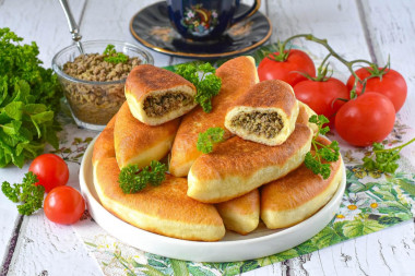 Пирожки с ливером жареные на сковороде