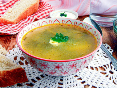 Рыбный суп из консервы скумбрия