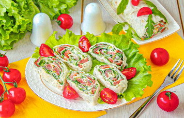 Лаваш с форелью