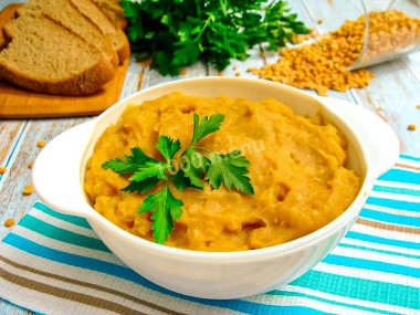 Гороховая каша без замачивания в кастрюле