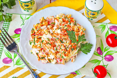 Салат Валерия с корейской морковкой