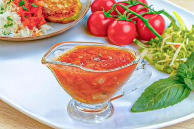 Подливка из моркови и томатной пасты