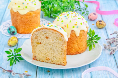 Кулич без сахара