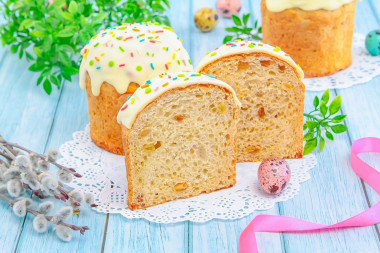 Кулич без сахара