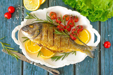 Дорадо в аэрогриле