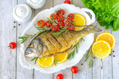 Дорадо в аэрогриле