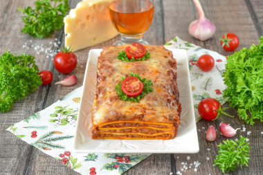 Лазанья в аэрогриле