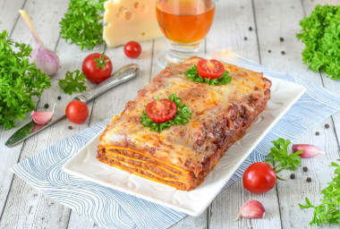 Лазанья в аэрогриле