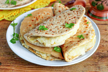 Классический кыстыбый по-татарски на молоке