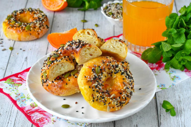 Творожные бейглы в аэрогриле